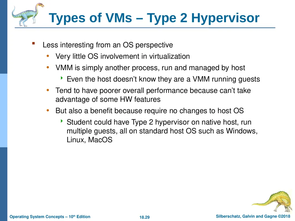 Chapter 18: Virtual Machines Chapter 18: Virtual - slide 29 of 51