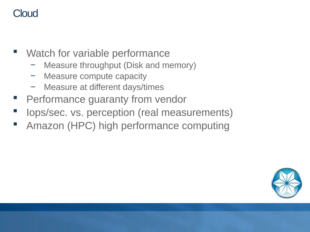 Buying Database Hardware Adam Backman – President - slide 15 of 34