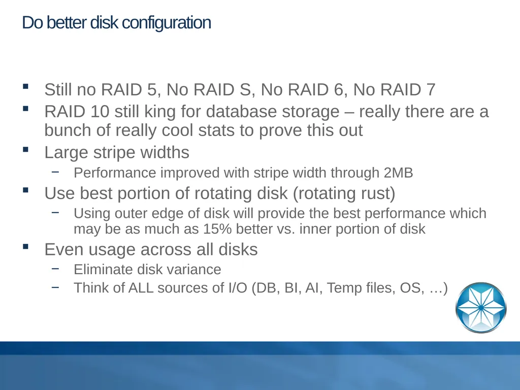 Buying Database Hardware Adam Backman – President - slide 18 of 34