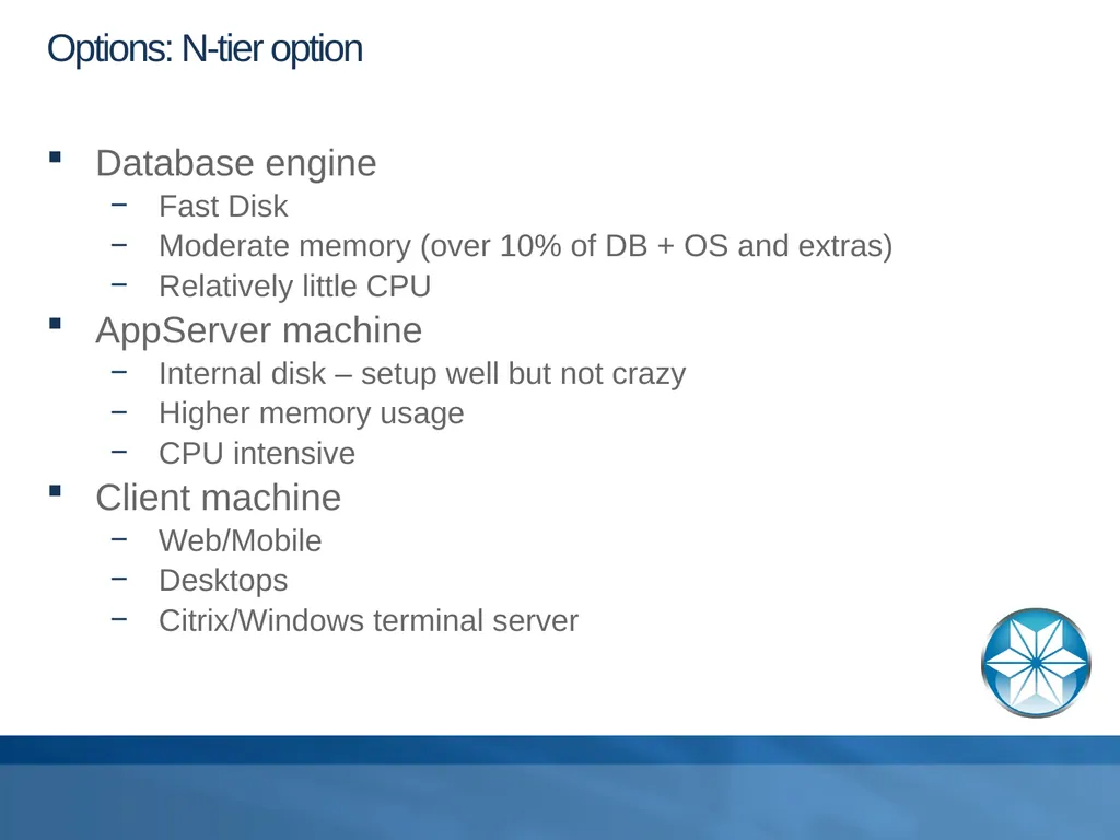 Buying Database Hardware Adam Backman – President - slide 13 of 34