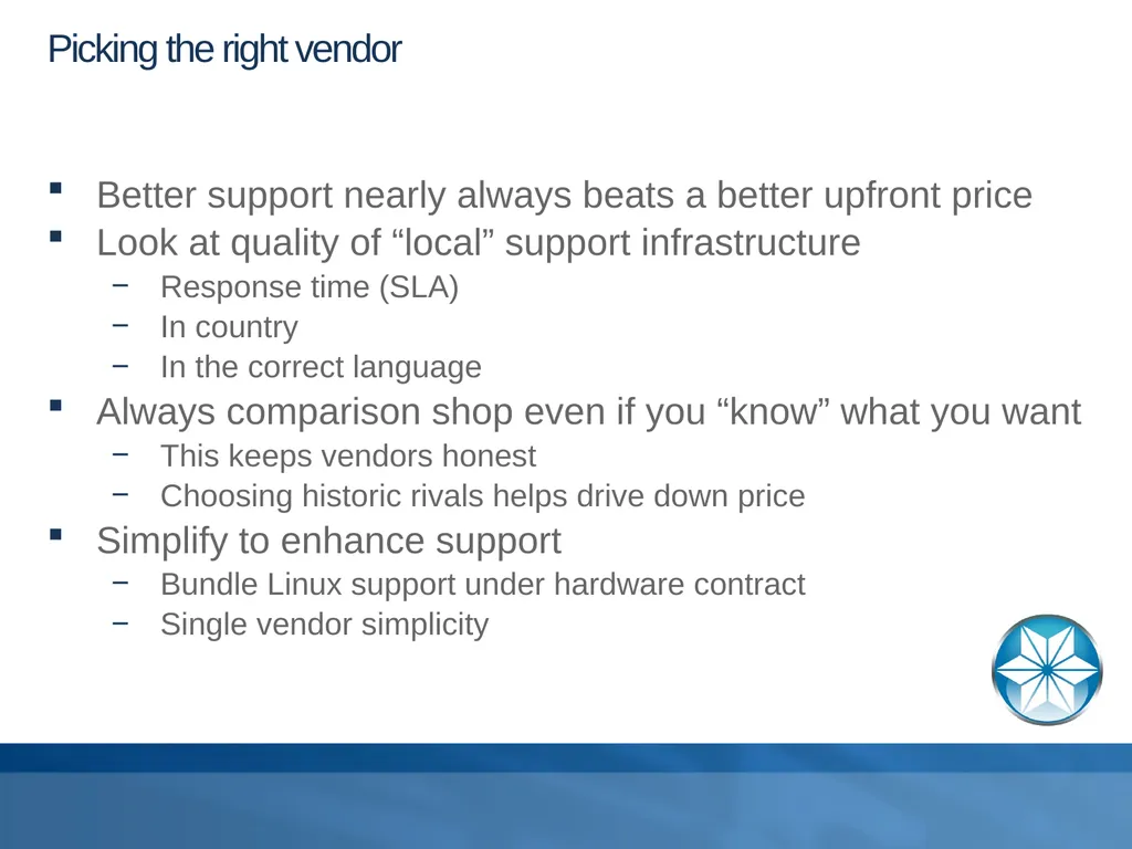 Buying Database Hardware Adam Backman – President - slide 29 of 34