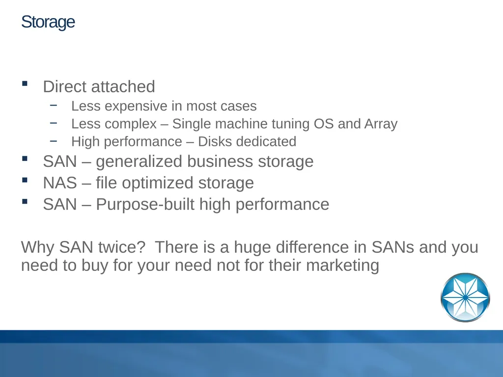 Buying Database Hardware Adam Backman – President - slide 19 of 34