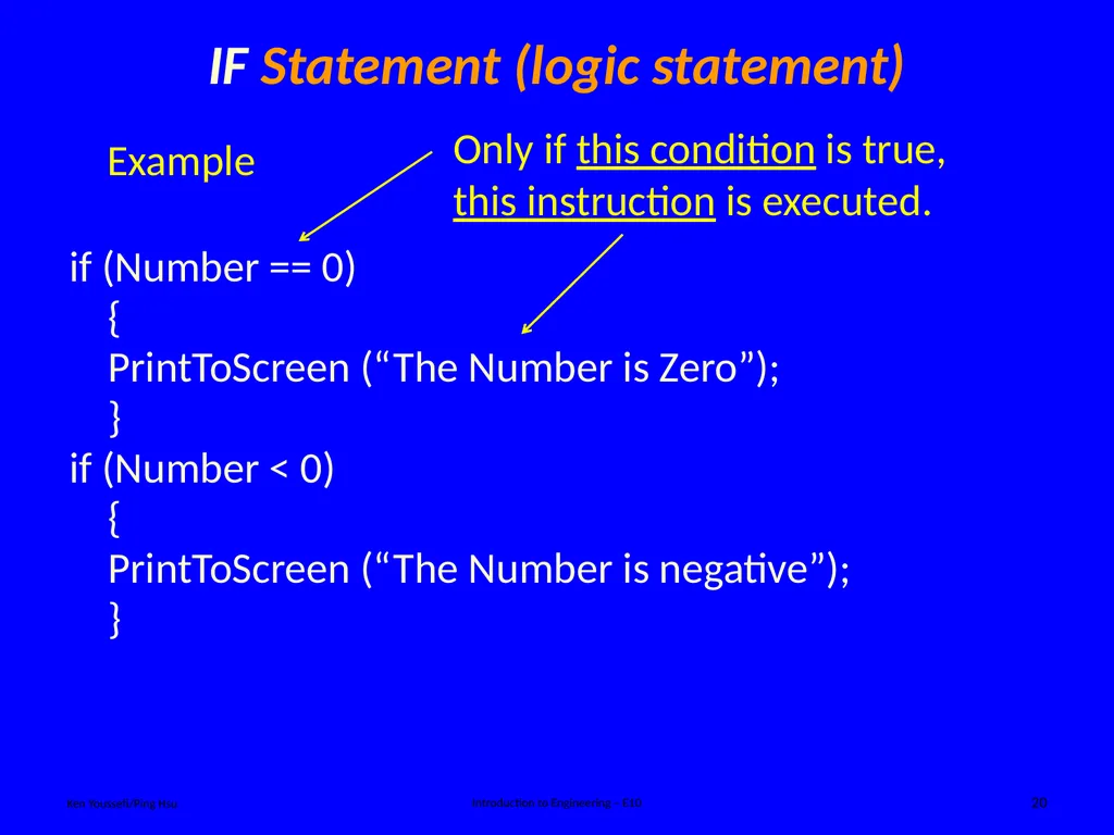 Programing Concept Ken Youssefi/Ping Hsu - slide 20 of 36