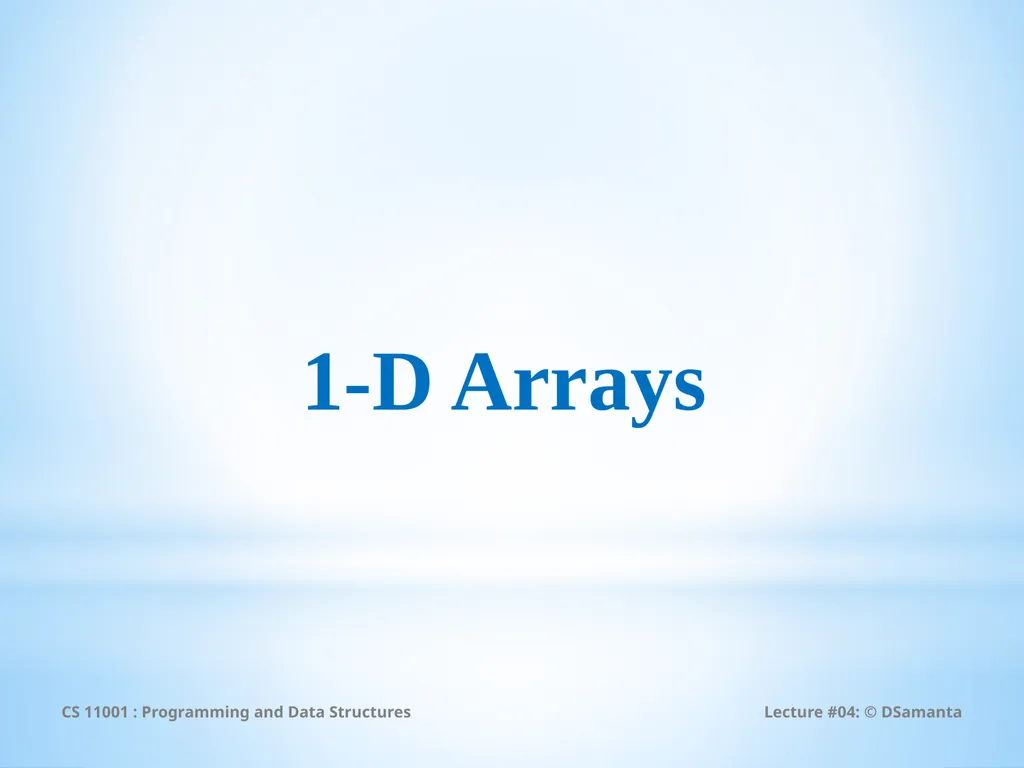 Debasis Samanta Computer Science & Engineering - slide 8 of 59
