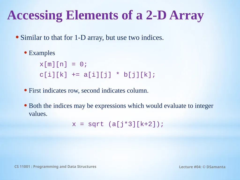 Debasis Samanta Computer Science & Engineering - slide 26 of 59