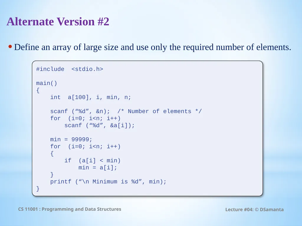 Debasis Samanta Computer Science & Engineering - slide 18 of 59