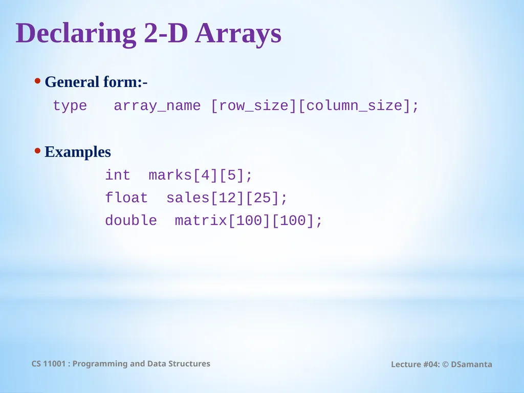 Debasis Samanta Computer Science & Engineering - slide 25 of 59