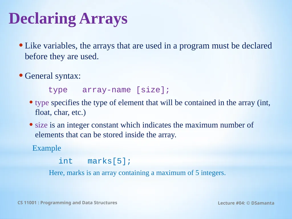 Debasis Samanta Computer Science & Engineering - slide 10 of 59