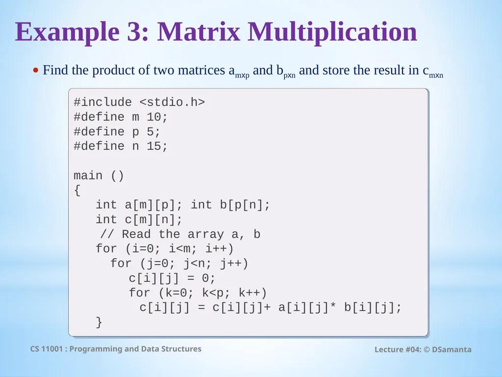 Debasis Samanta Computer Science & Engineering - slide 33 of 59