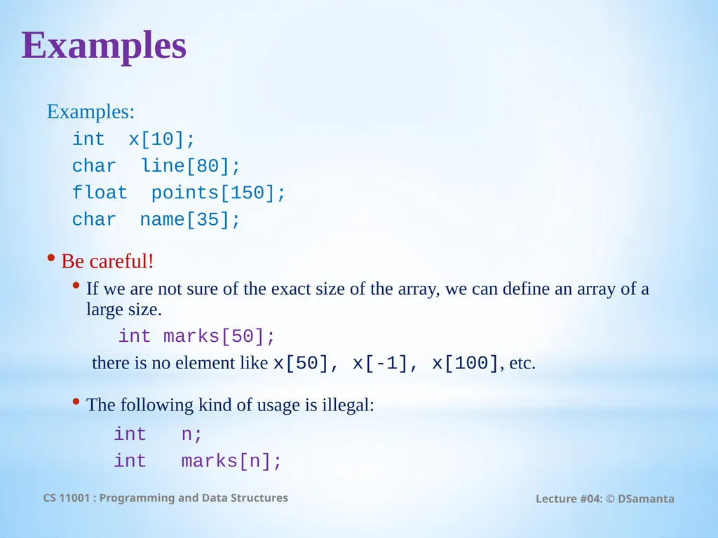 Debasis Samanta Computer Science & Engineering - slide 11 of 59