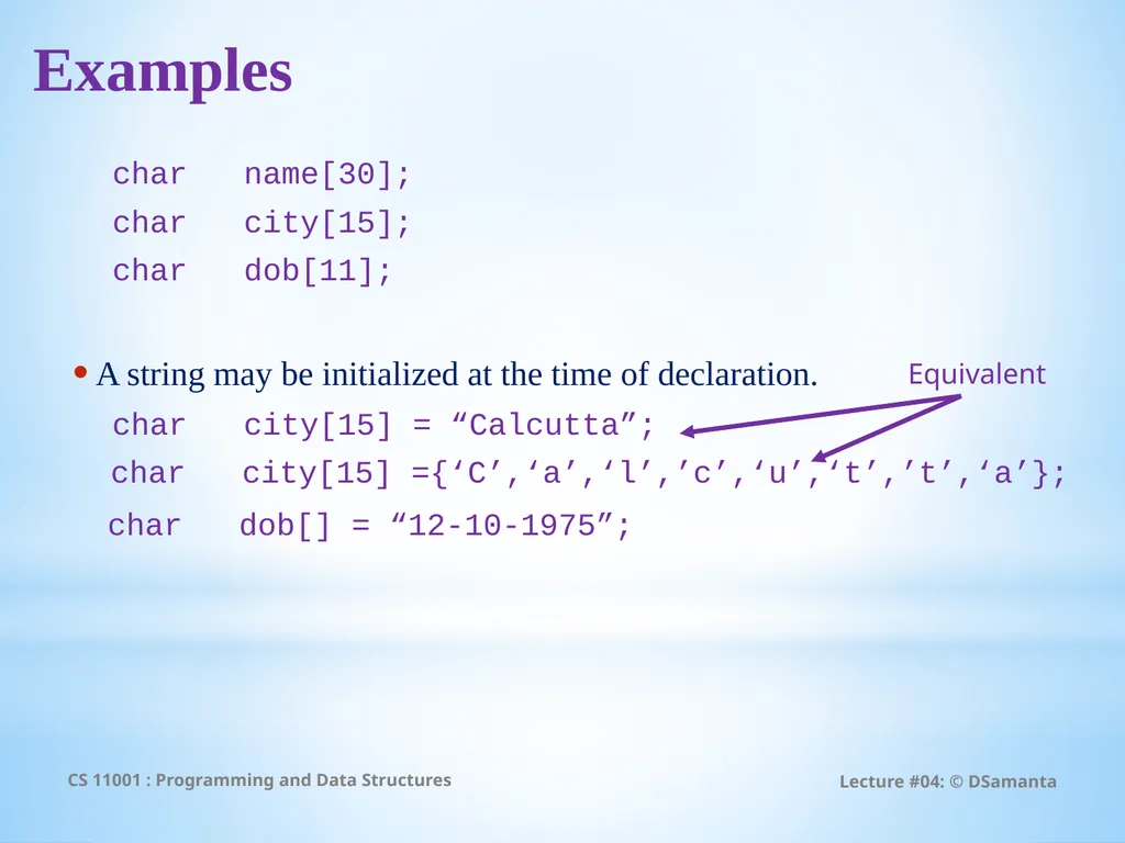 Debasis Samanta Computer Science & Engineering - slide 39 of 59