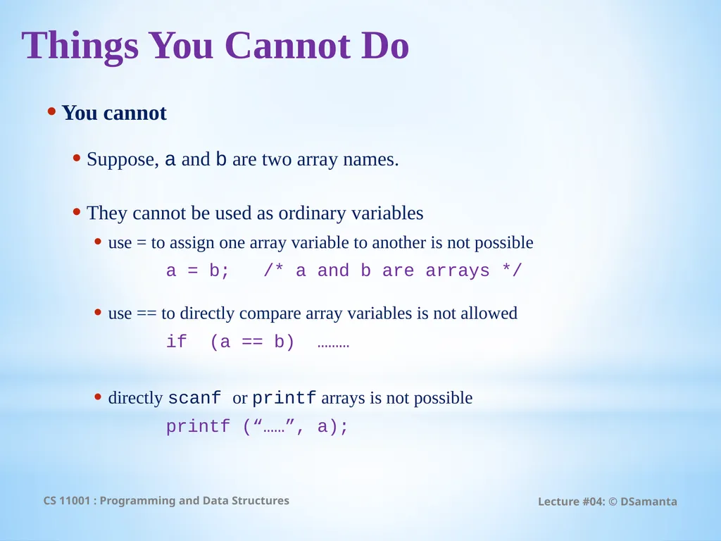 Debasis Samanta Computer Science & Engineering - slide 20 of 59
