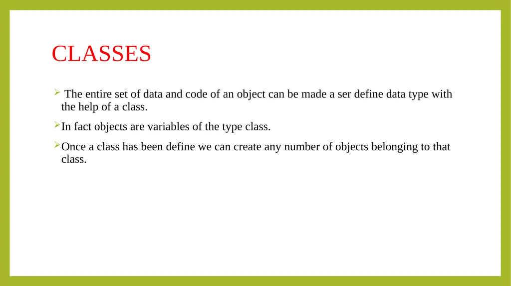 PROGRAMMING IN C++ UNIT-I Principals of object - slide 5 of 39