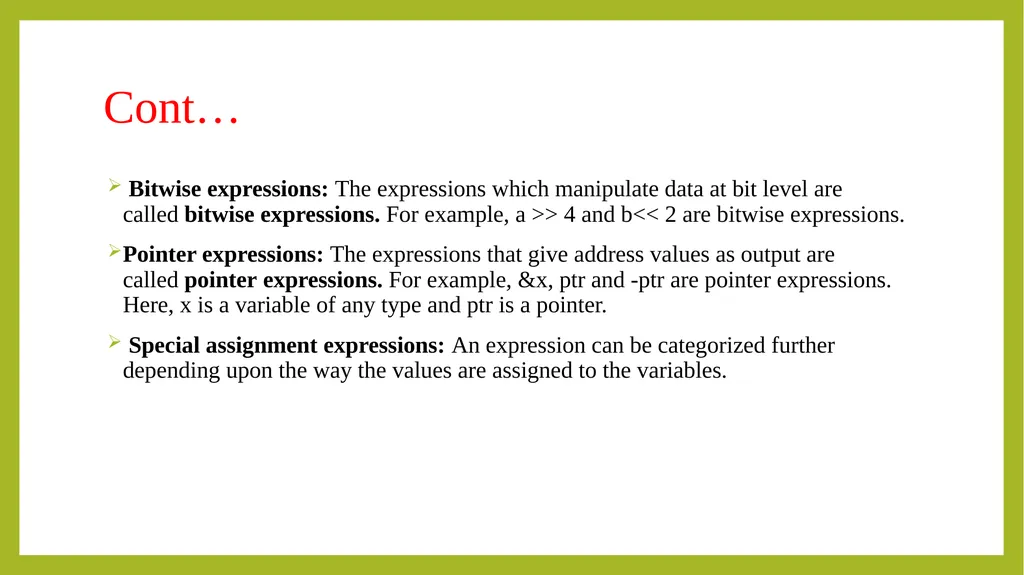 PROGRAMMING IN C++ UNIT-I Principals of object - slide 22 of 39