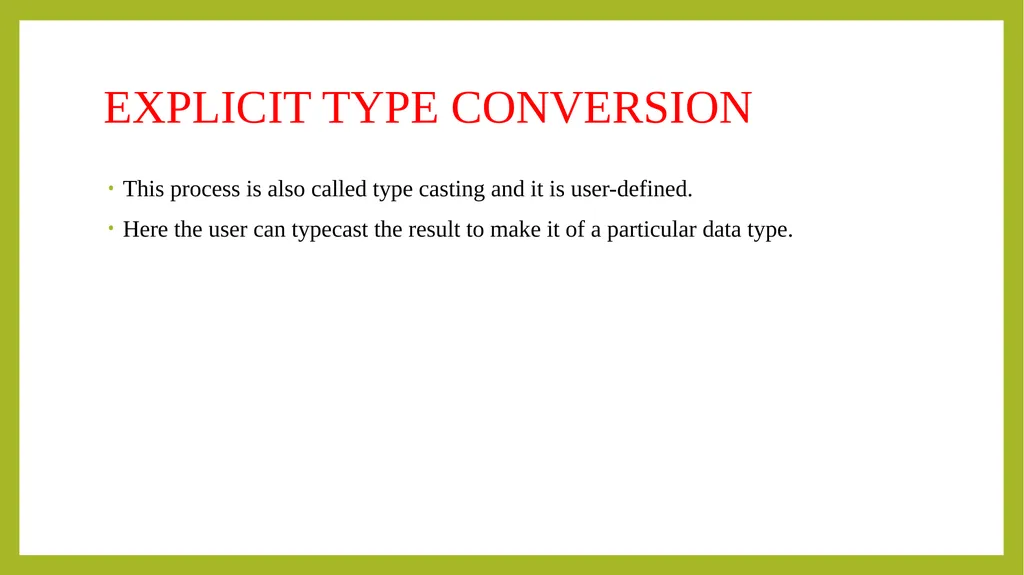 PROGRAMMING IN C++ UNIT-I Principals of object - slide 39 of 39