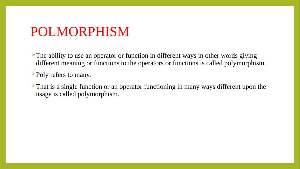PROGRAMMING IN C++ UNIT-I Principals of object - slide 8 of 39