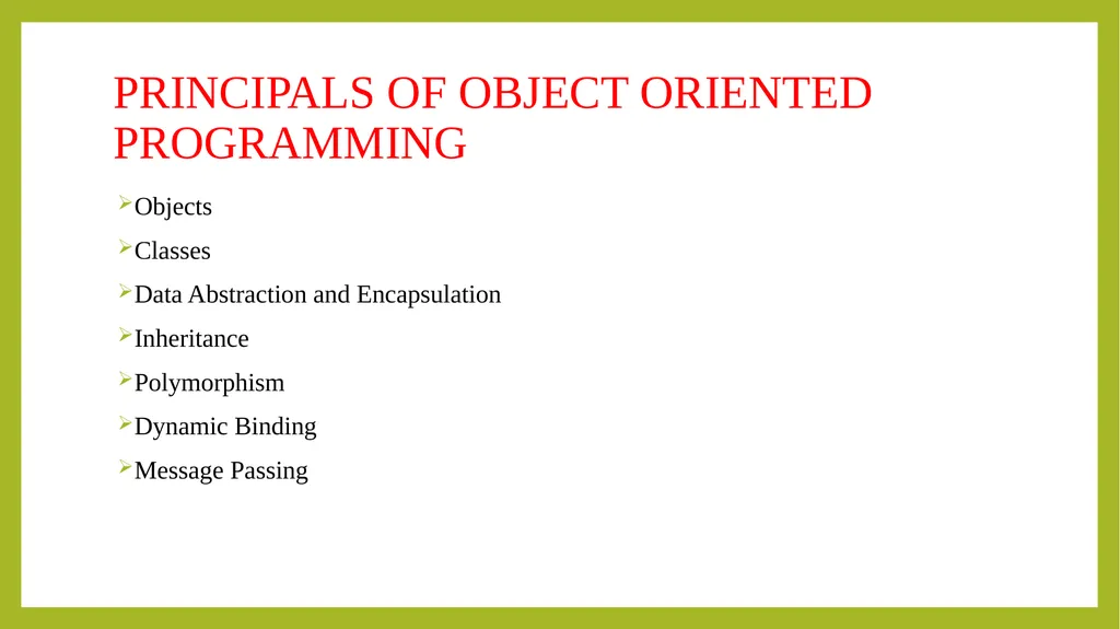 PROGRAMMING IN C++ UNIT-I Principals of object - slide 3 of 39