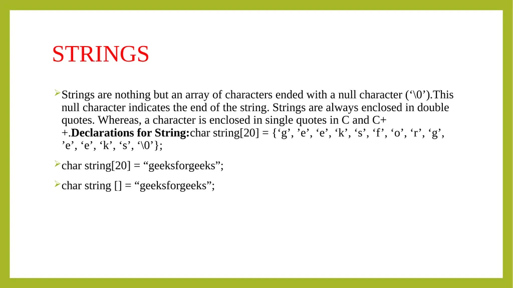 PROGRAMMING IN C++ UNIT-I Principals of object - slide 16 of 39