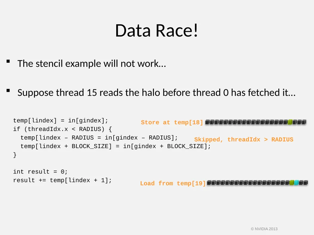 CUDA C/C++ BASICS NVIDIA Corporation © NVIDIA 2013 - slide 53 of 67