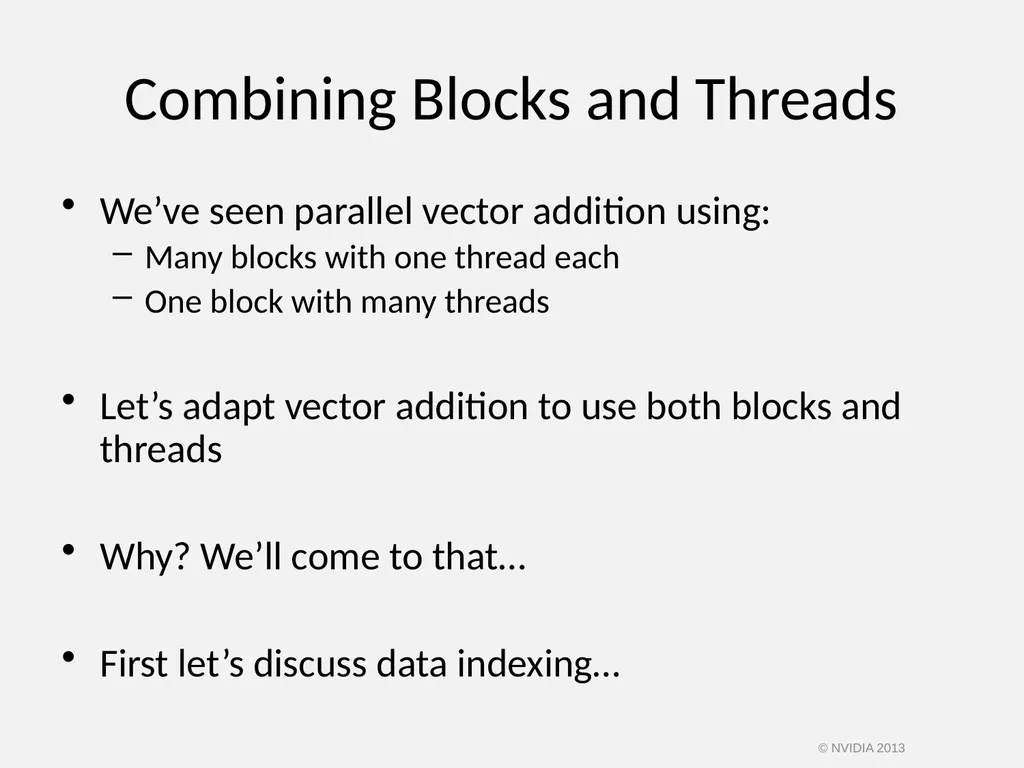 CUDA C/C++ BASICS NVIDIA Corporation © NVIDIA 2013 - slide 38 of 67