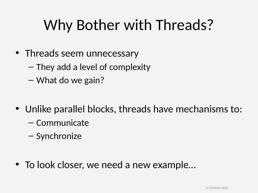 CUDA C/C++ BASICS NVIDIA Corporation © NVIDIA 2013 - slide 45 of 67