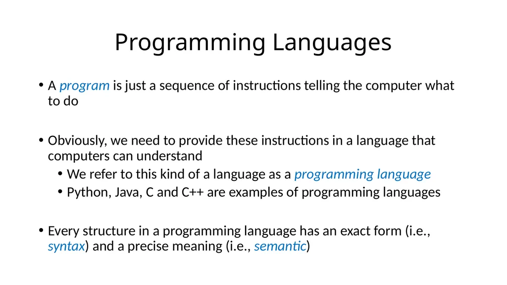 15-110: Principles of Computing Introduction: - slide 13 of 28