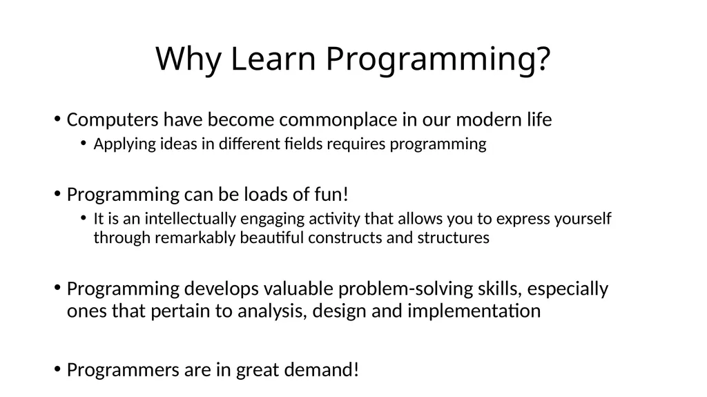 15-110: Principles of Computing Introduction: - slide 5 of 28
