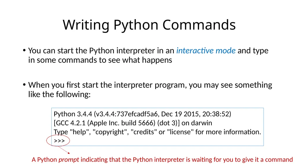 15-110: Principles of Computing Introduction: - slide 20 of 28