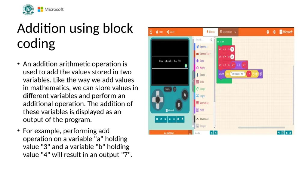 Introduction to Coding Grade VI Version 1.0 - slide 26 of 46
