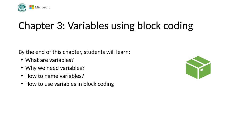 Introduction to Coding Grade VI Version 1.0 - slide 17 of 46