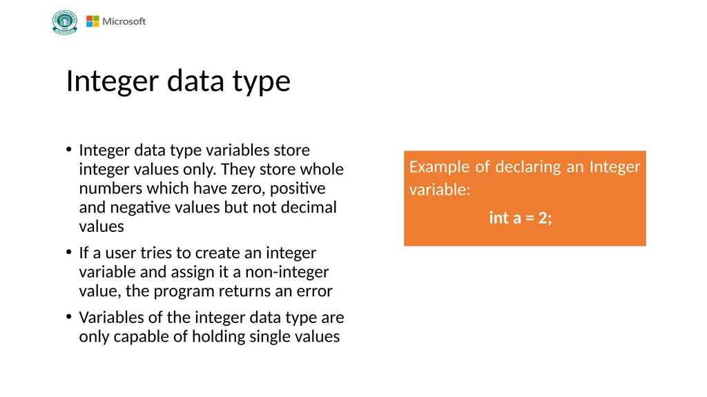 Introduction to Coding Grade VI Version 1.0 - slide 21 of 46
