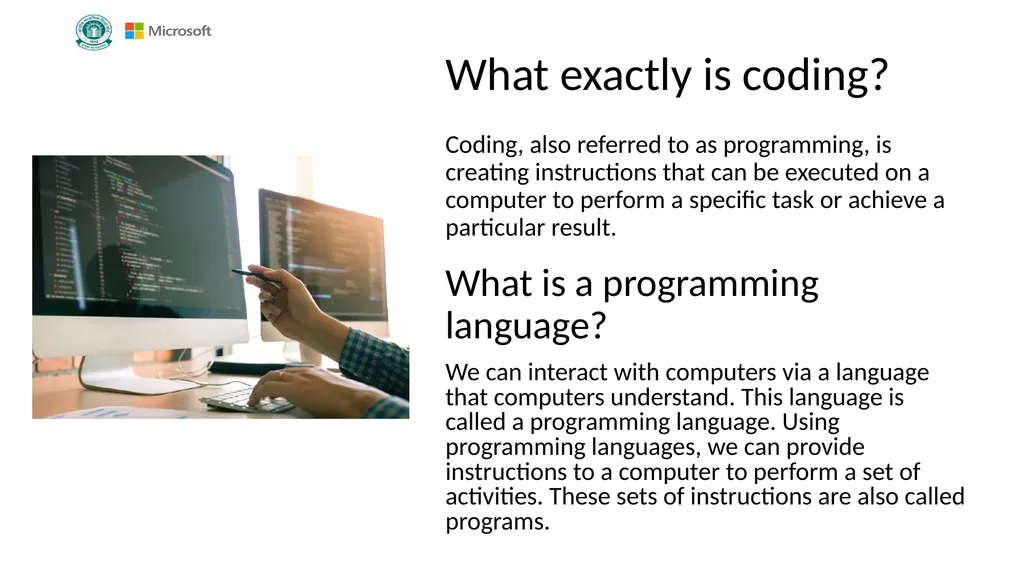Introduction to Coding Grade VI Version 1.0 - slide 7 of 46