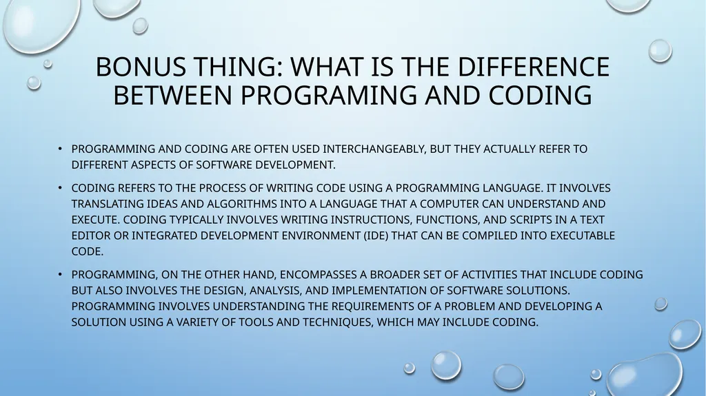 Computer Science: Programming and Coding By: Karam - slide 9 of 10