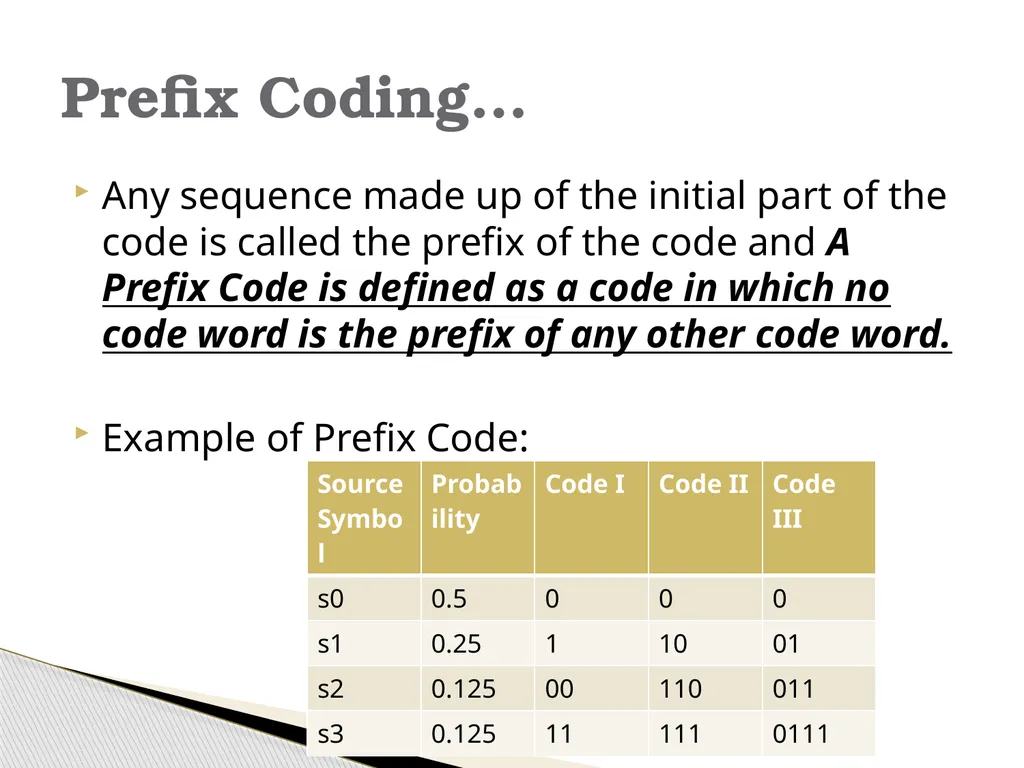 Information Theory & Coding… Module 6 What is - slide 27 of 52