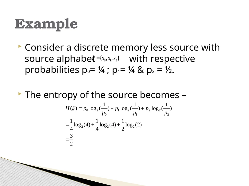 Information Theory & Coding… Module 6 What is - slide 15 of 52