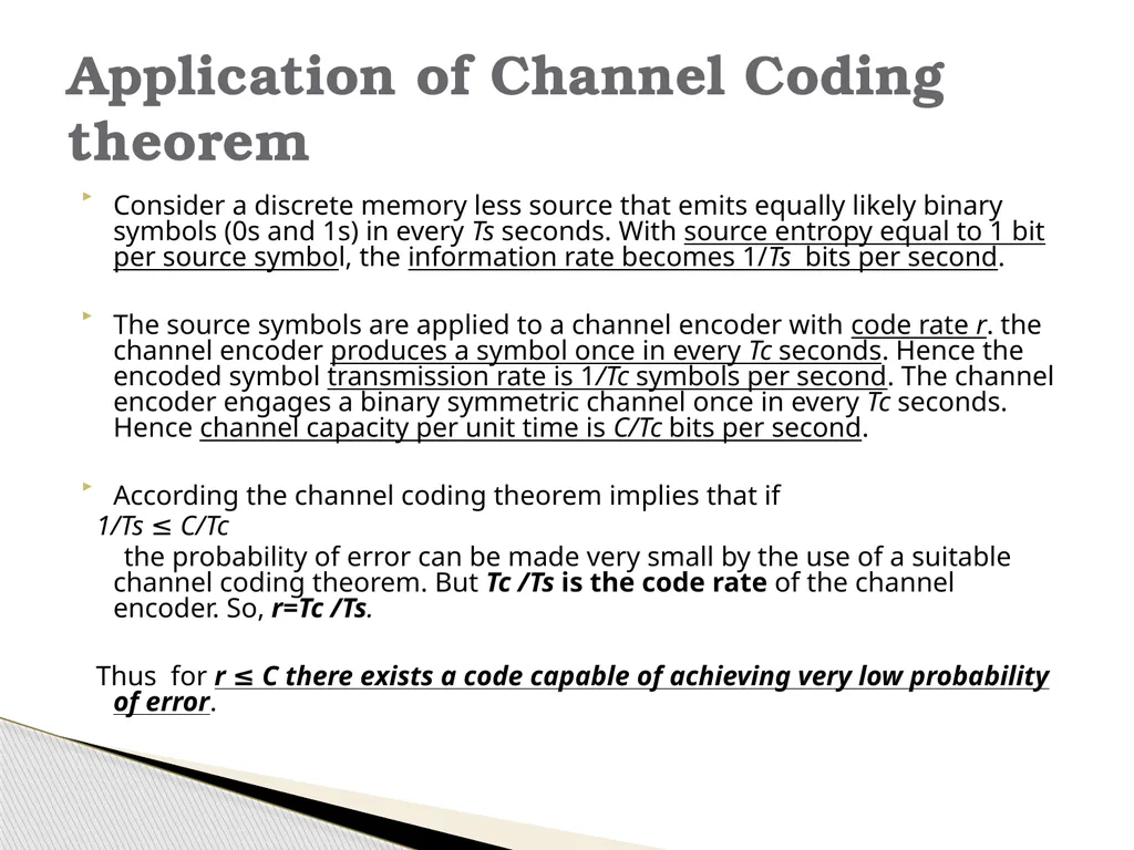 Information Theory & Coding… Module 6 What is - slide 48 of 52
