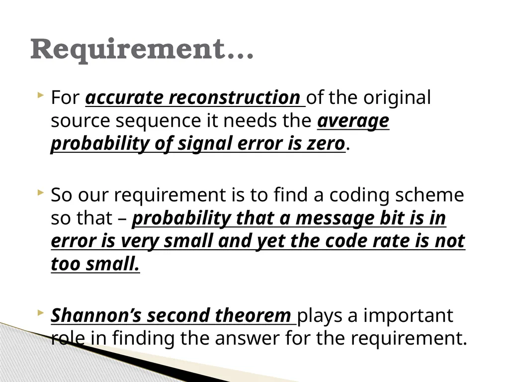 Information Theory & Coding… Module 6 What is - slide 43 of 52