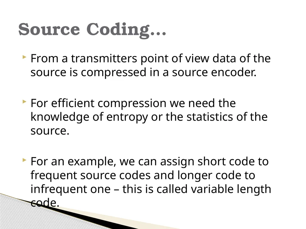 Information Theory & Coding… Module 6 What is - slide 21 of 52