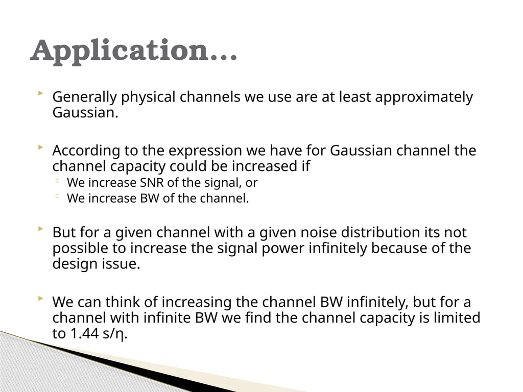 Information Theory & Coding… Module 6 What is - slide 50 of 52