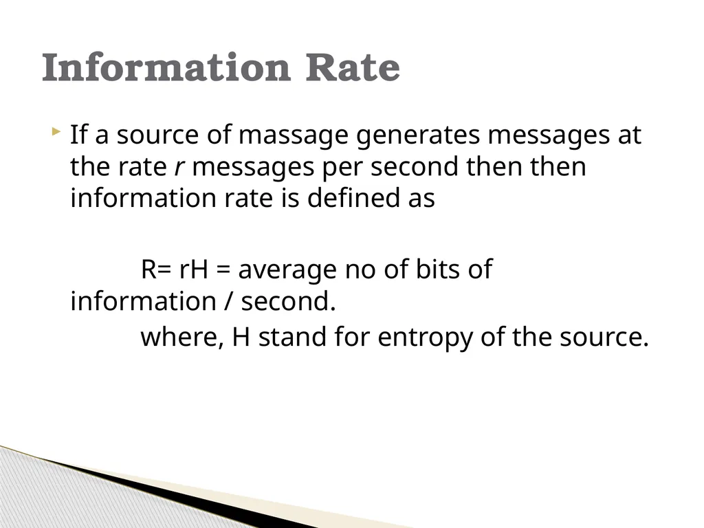 Information Theory & Coding… Module 6 What is - slide 18 of 52