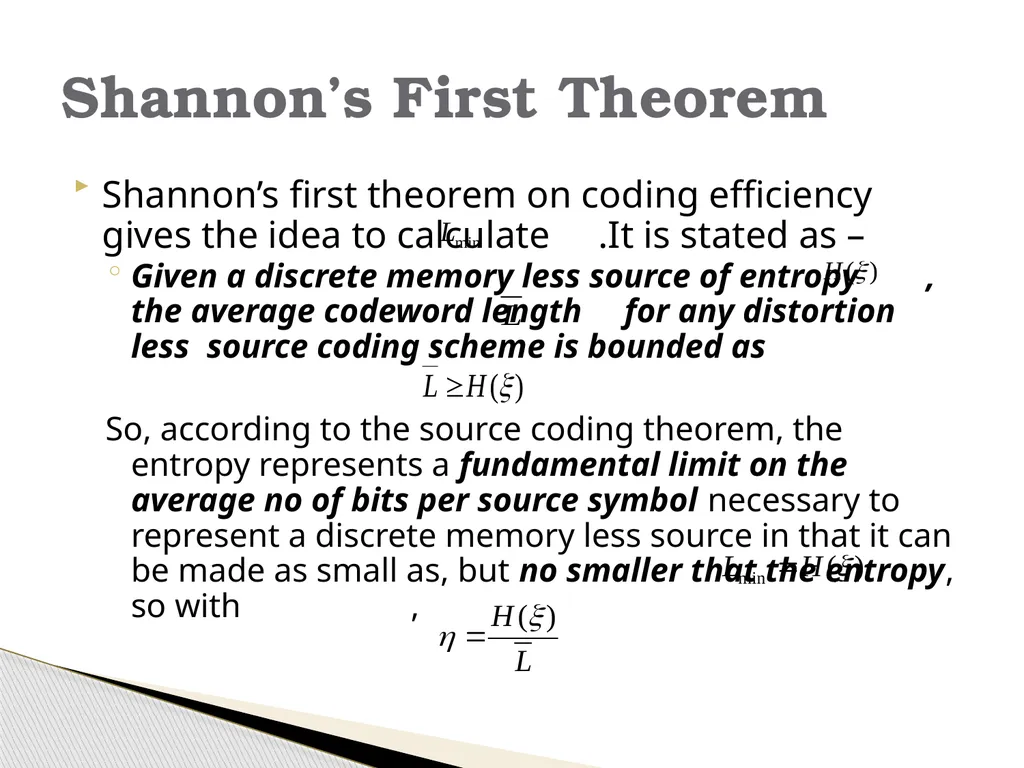 Information Theory & Coding… Module 6 What is - slide 25 of 52