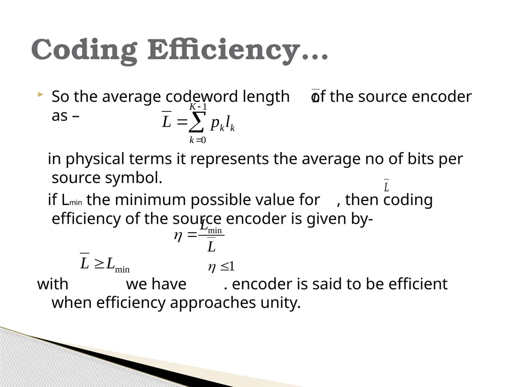 Information Theory & Coding… Module 6 What is - slide 24 of 52