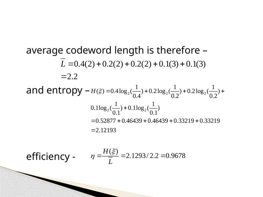 Information Theory & Coding… Module 6 What is - slide 39 of 52