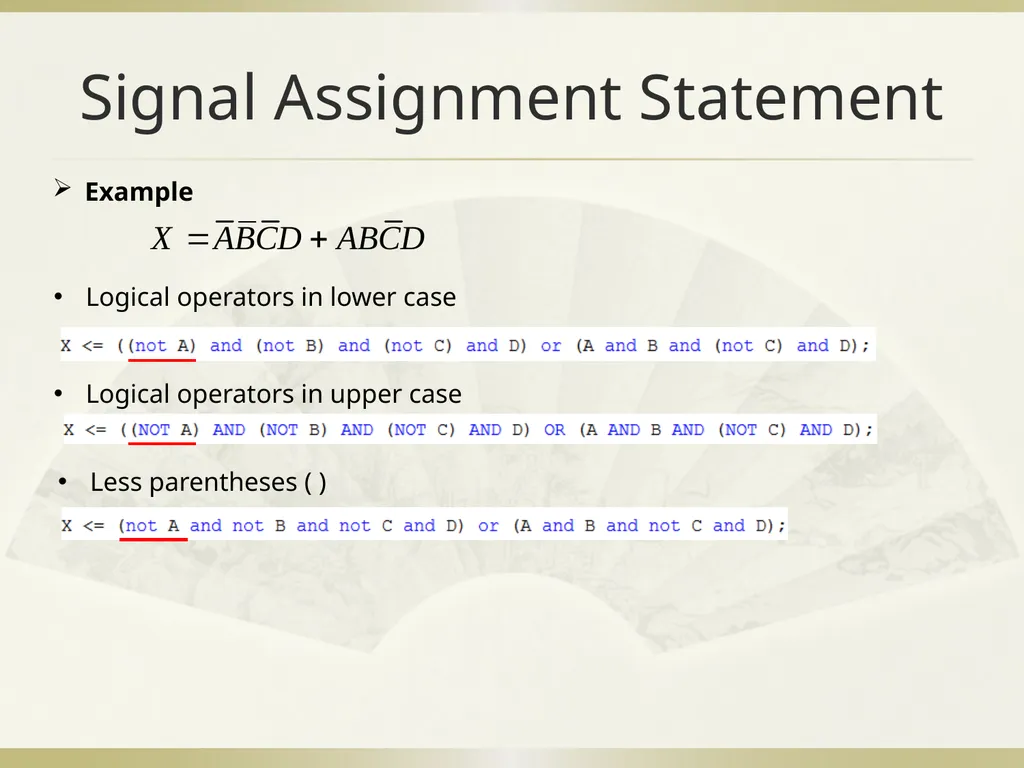 Introduction to VHDL Coding Wenchao Cao, Teaching - slide 16 of 18