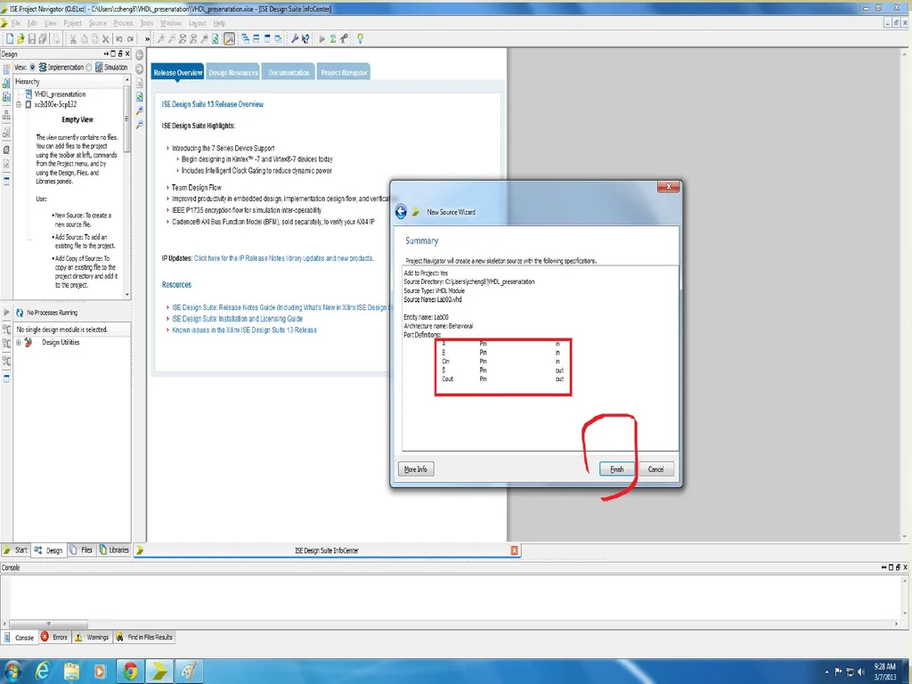 Introduction to VHDL Coding Wenchao Cao, Teaching - slide 10 of 18