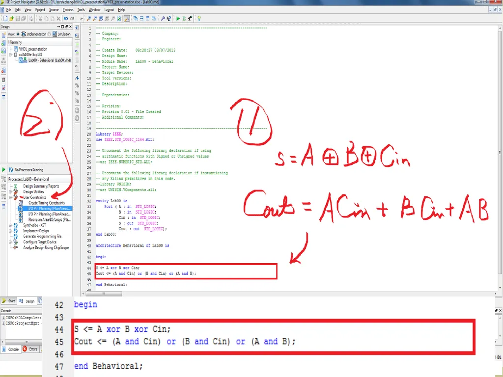 Introduction to VHDL Coding Wenchao Cao, Teaching - slide 12 of 18