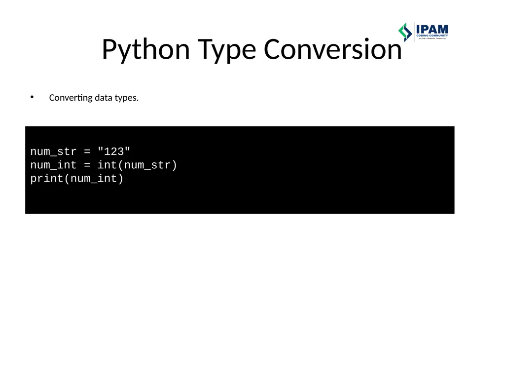Web Prog. Snippets IPAM Coding Community – Learn – - slide 18 of 22