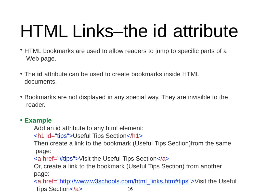 Introduction to Web Programming Lecture 2: - slide 16 of 27
