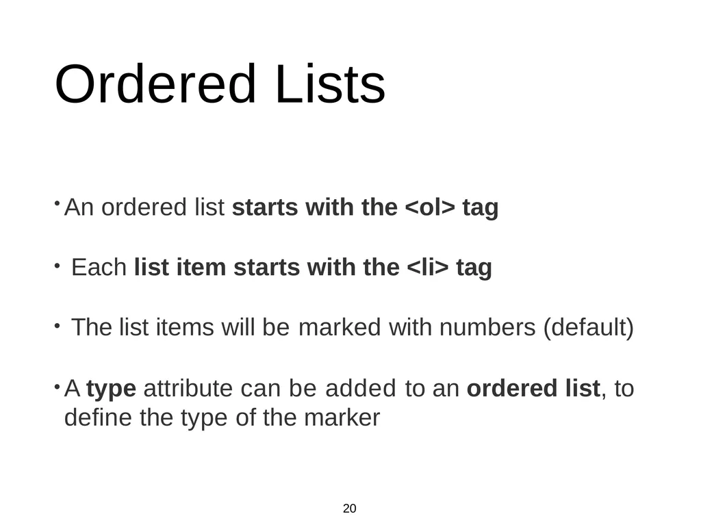 Introduction to Web Programming Lecture 2: - slide 20 of 27
