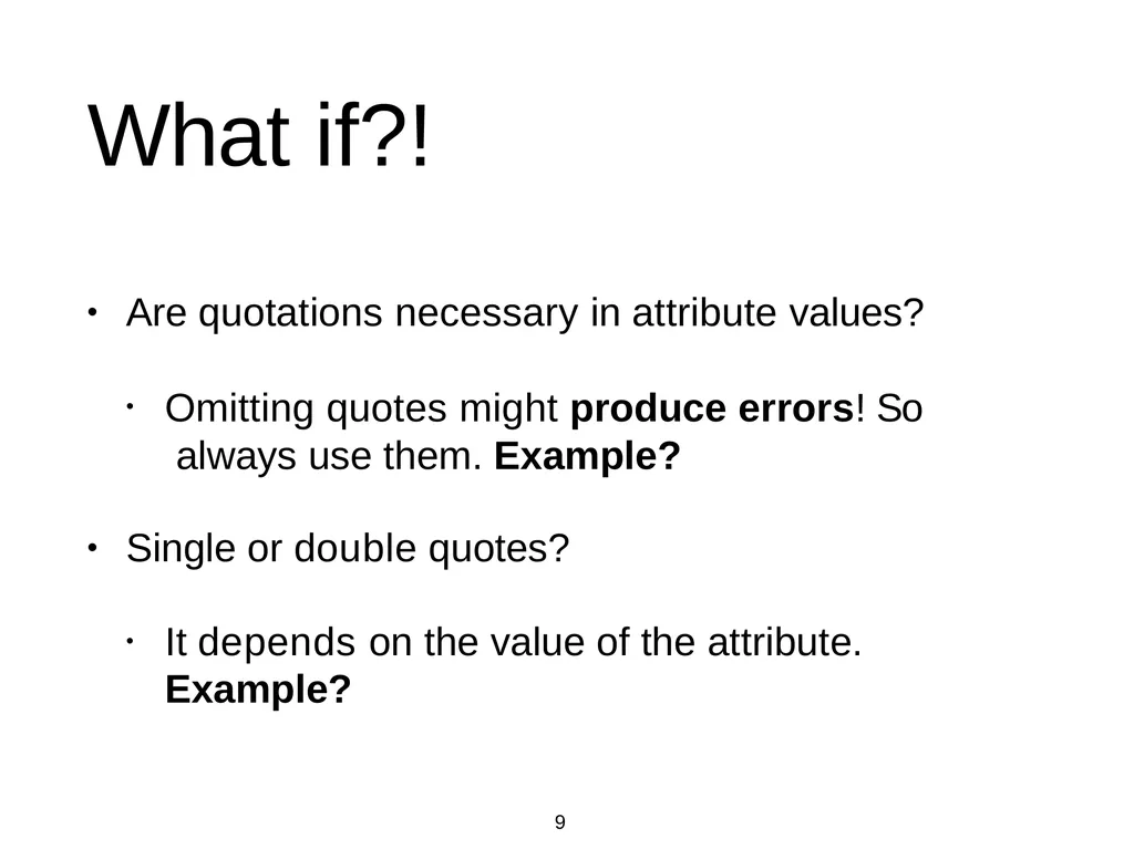 Introduction to Web Programming Lecture 2: - slide 9 of 27